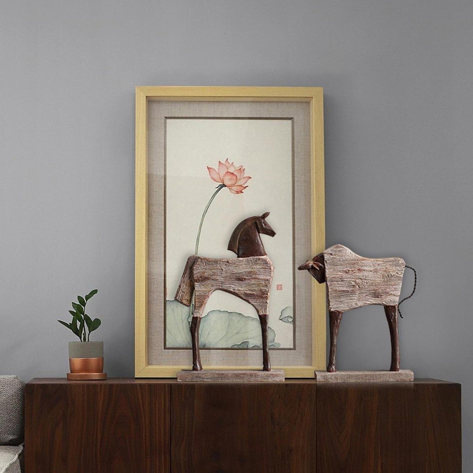 Vintage Horse Statue Desktop D - Art And Craft Studio reseña y precio