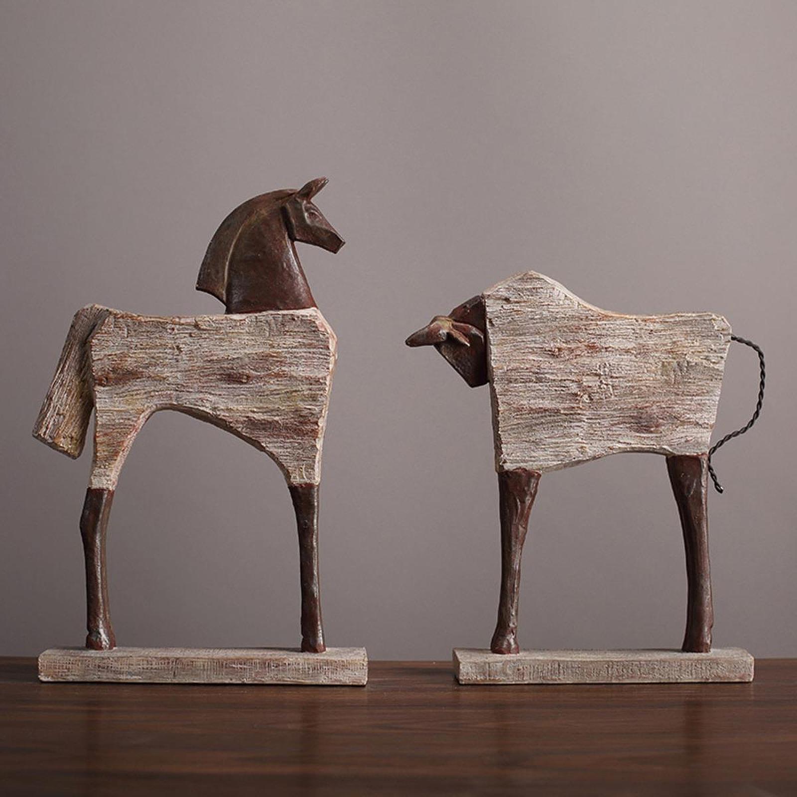 Vintage Horse Statue Desktop D - Art And Craft Studio reseña y precio