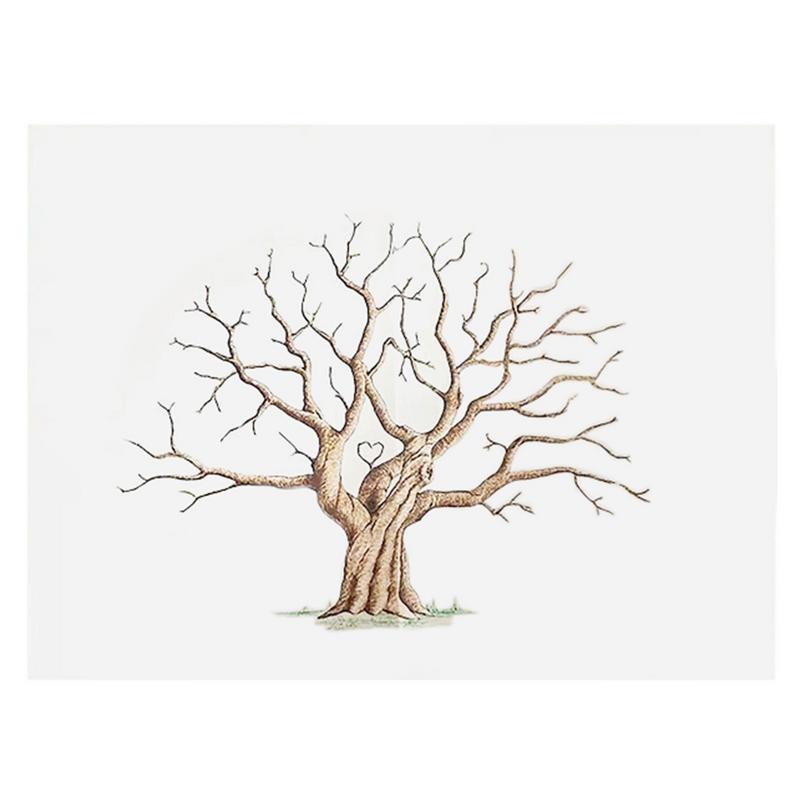 Wedding Fingerprint Tree Paint - Art Craft Love reseña y precio