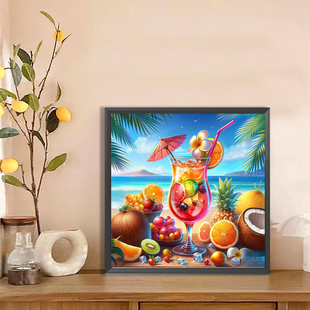 Summer Beach Full DIY 5D Round - Art Craft Gift Ideas reseña y precio