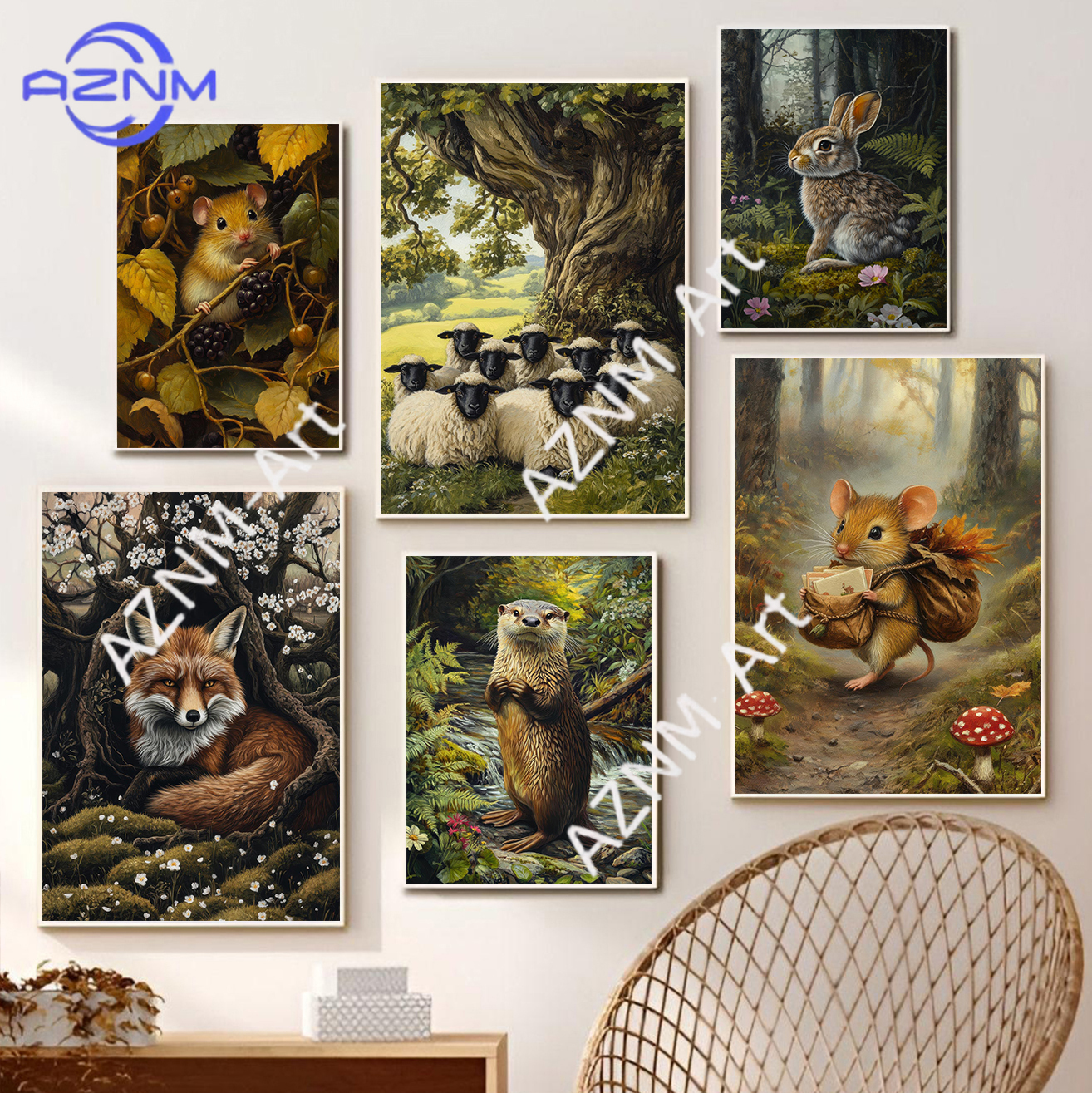 Spring Autumn Forest Lovely An - Art Craft Love reseña y precio