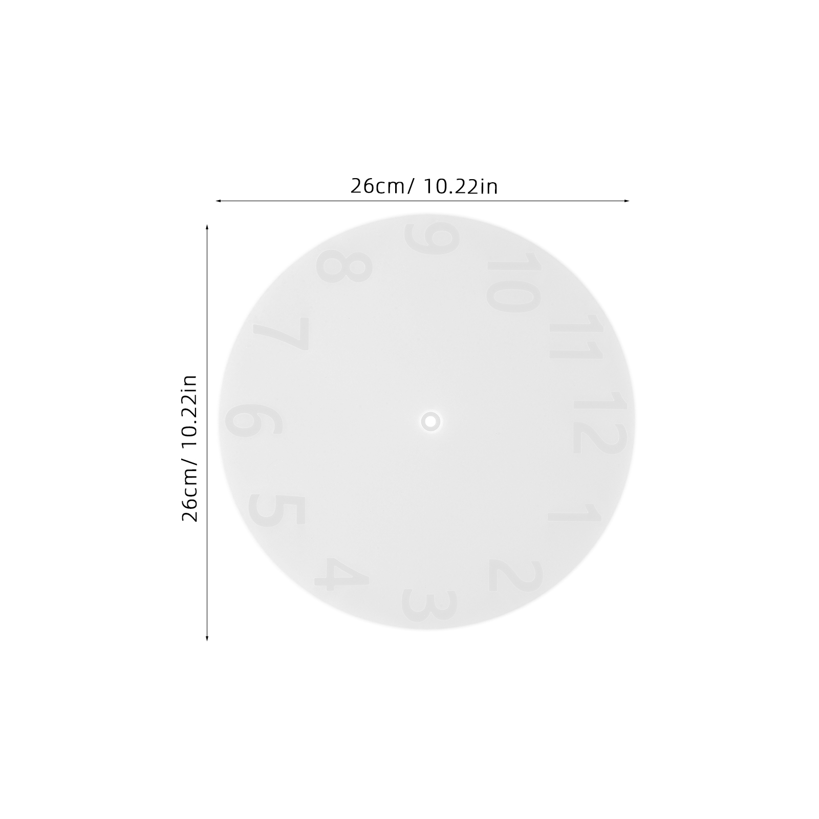 1 set 1 Set Diy Silicone Clock - Art And Craft Numbers reseña y precio
