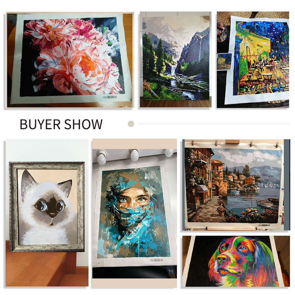 PhotoCustom Diy Painting By Nu - Art And Craft Numbers reseña y precio