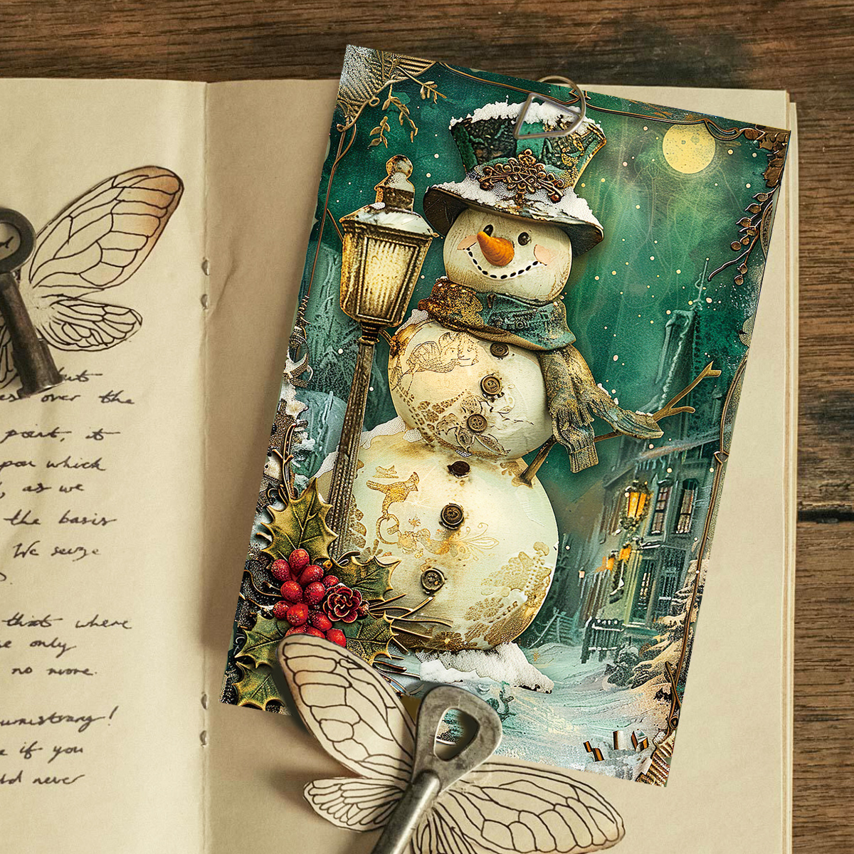 30pcs Vintage Christmas Green  - Art Craft Village reseña y precio
