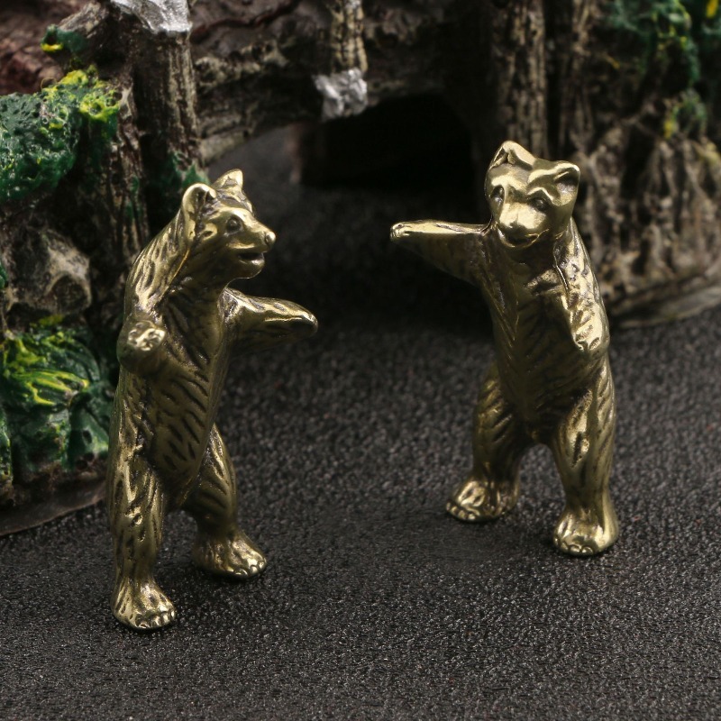 1 PC Brass Bear Ornament Creat - Unique Art Craft reseña y precio