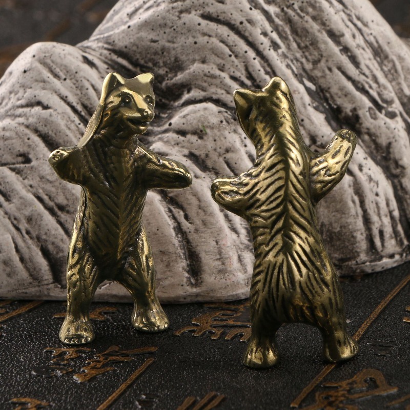 1 PC Brass Bear Ornament Creat - Unique Art Craft reseña y precio