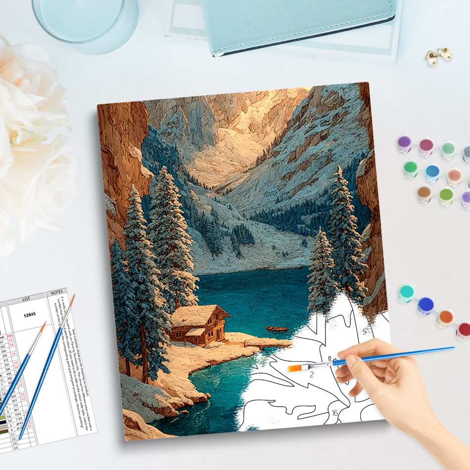 1pc frameless Painting By Numb - Art Craft Village reseña y precio