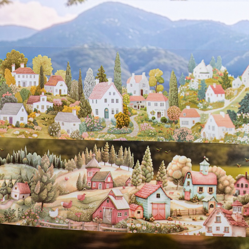 6 Rolls 6Cm×200Cm Village Them - Art Craft Village reseña y precio