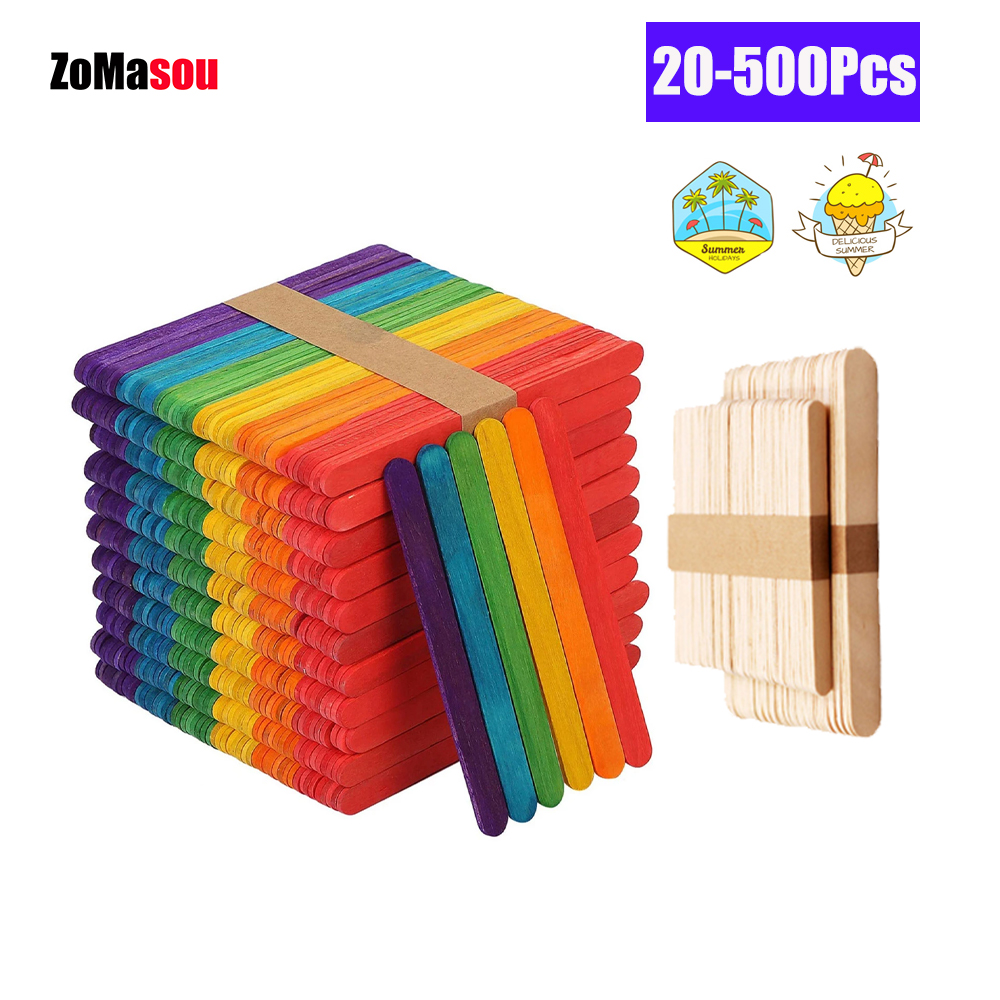 20/100/500Pcs Ice Cream Popsic - Eco Art Craft reseña y precio