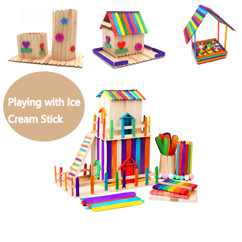 20/100/500Pcs Ice Cream Popsic - Eco Art Craft reseña y precio