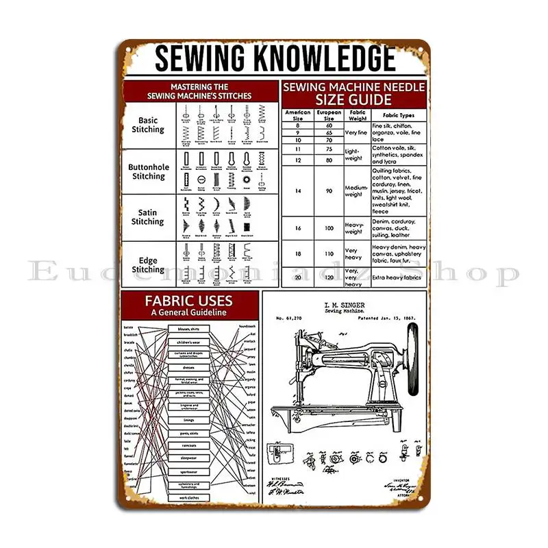 Sewing Knowledge Vintage Metal - Art And Craft Studio reseña y precio