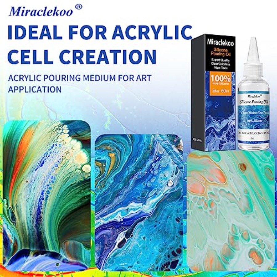 Silicone Pouring Oil Cell Acti - Acrylic Pour Paint reseña y precio