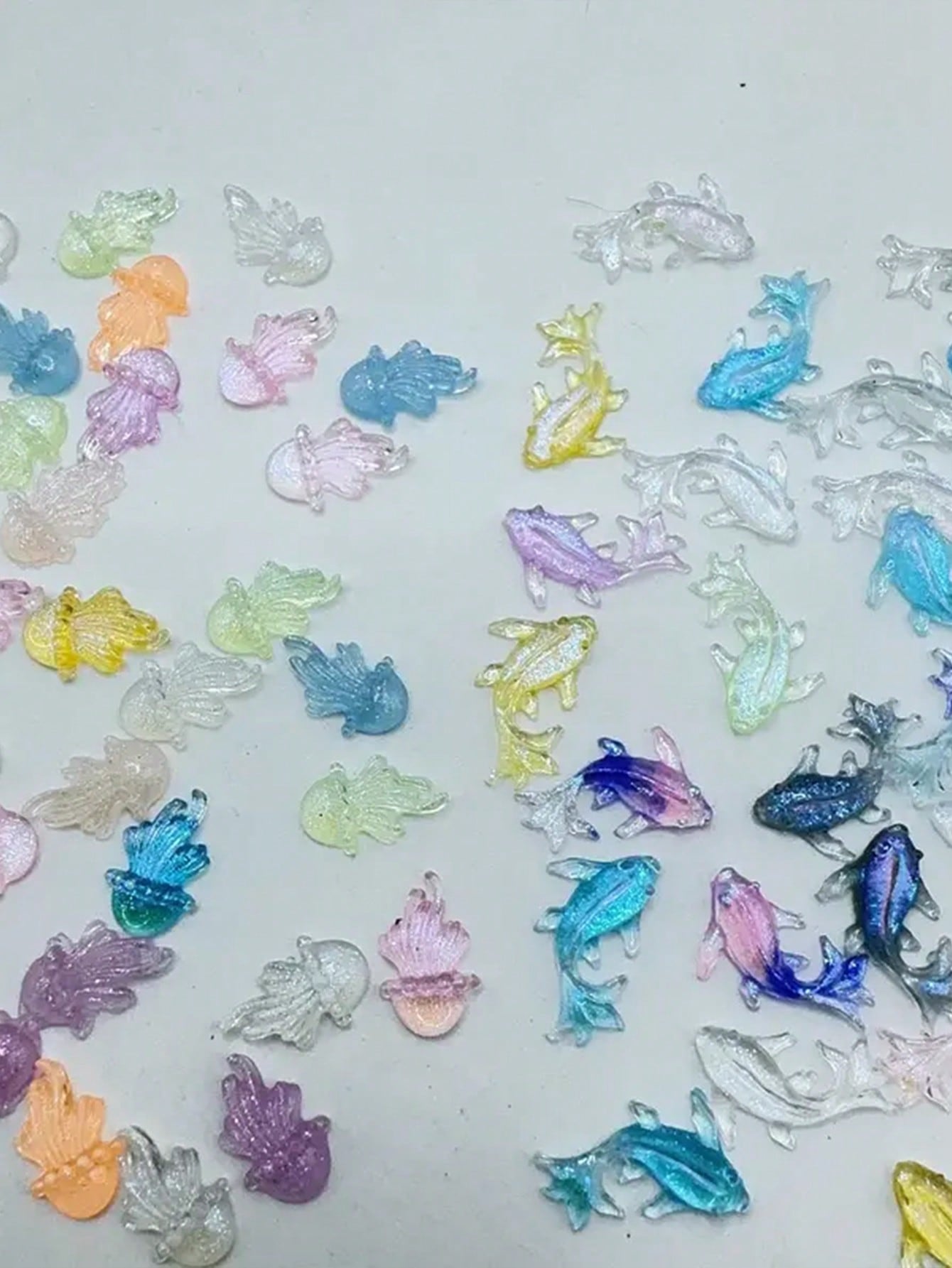 100Pcs Mini Ocean Animal Nail  - Art Craft Jellyfish reseña y precio