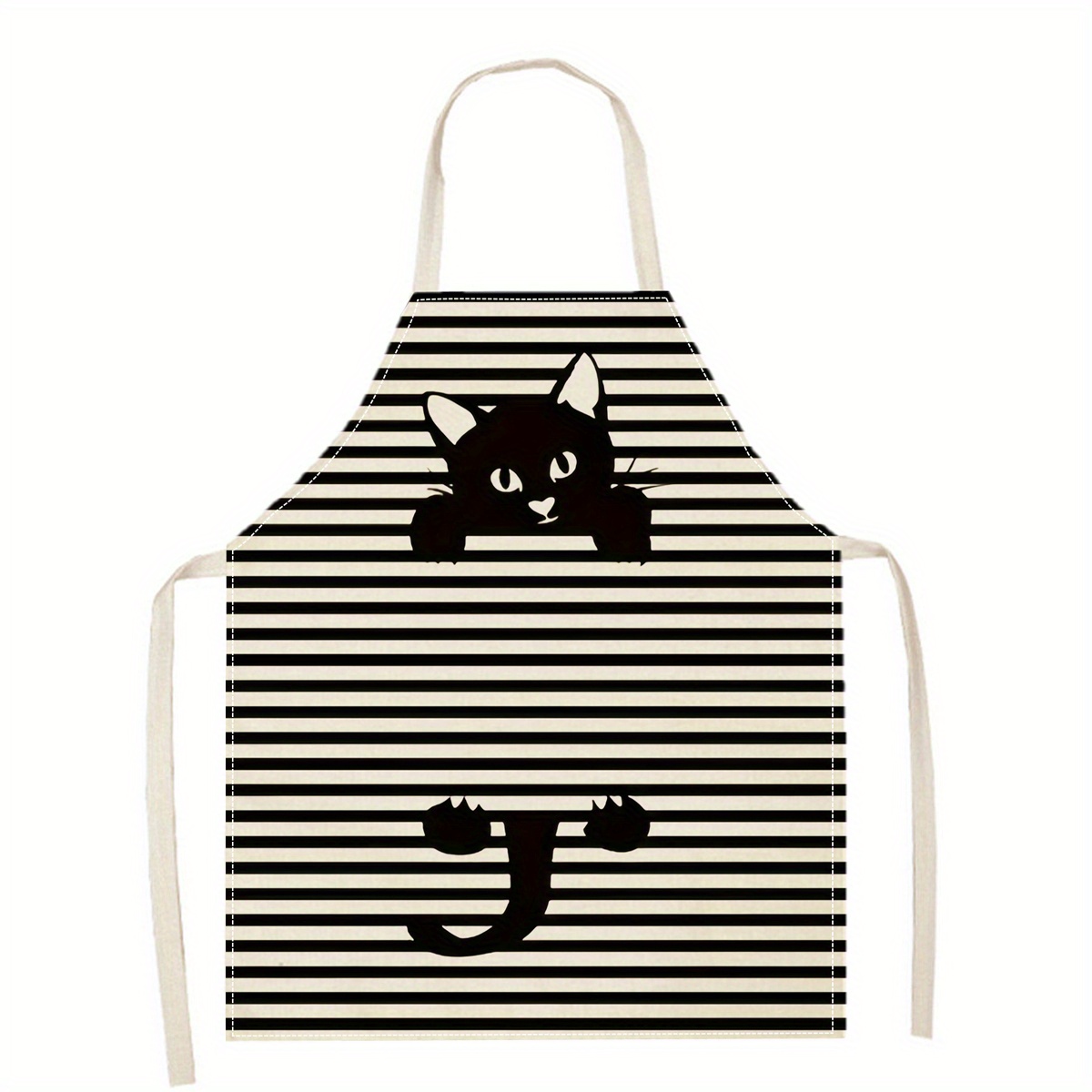 Linen Apron Funny Cat Sunglass - Art Craft Gift Ideas reseña y precio