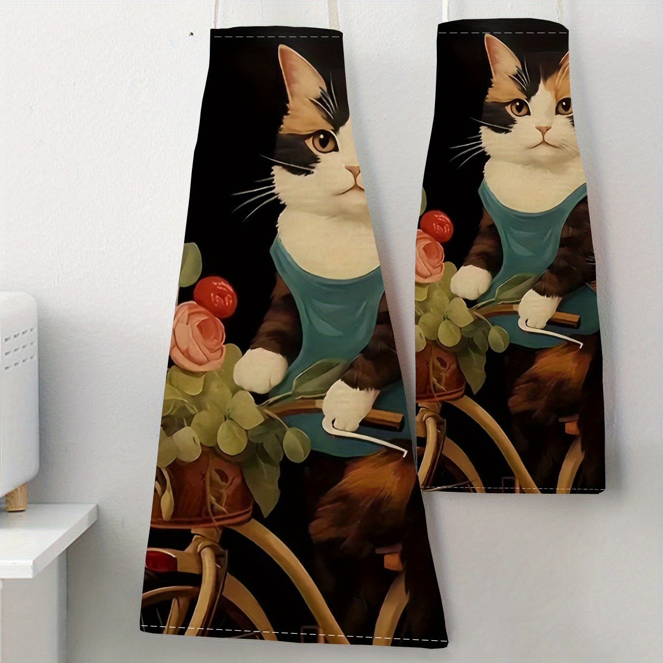 Linen Apron Funny Cat Sunglass - Art Craft Gift Ideas reseña y precio