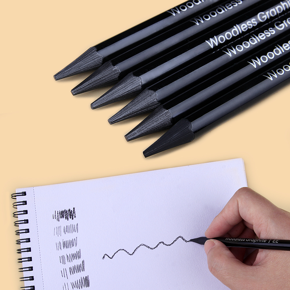 Wood free graphite sketching c - Sketching Charcoal Set reseña y precio