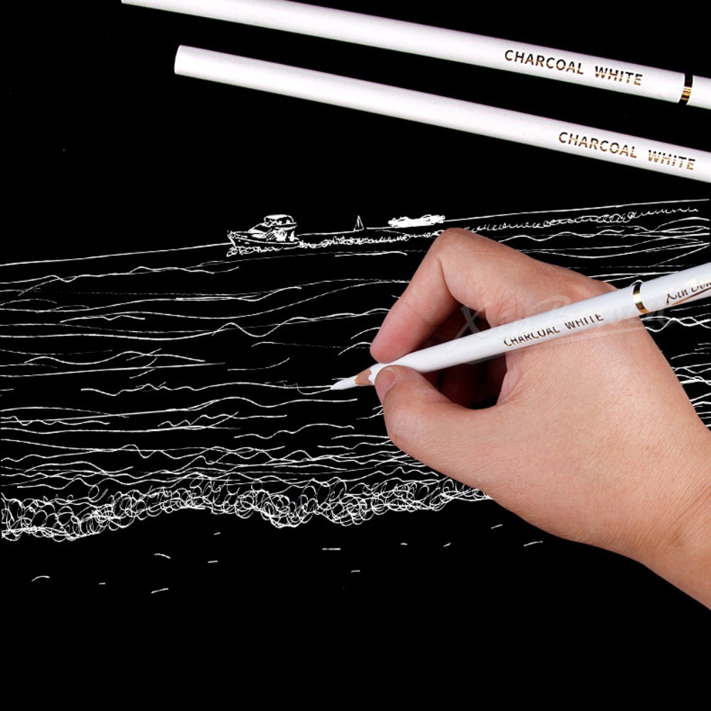 3Pcs Soft/Medium/Hard Charcoal - Sketching Charcoal Set reseña y precio