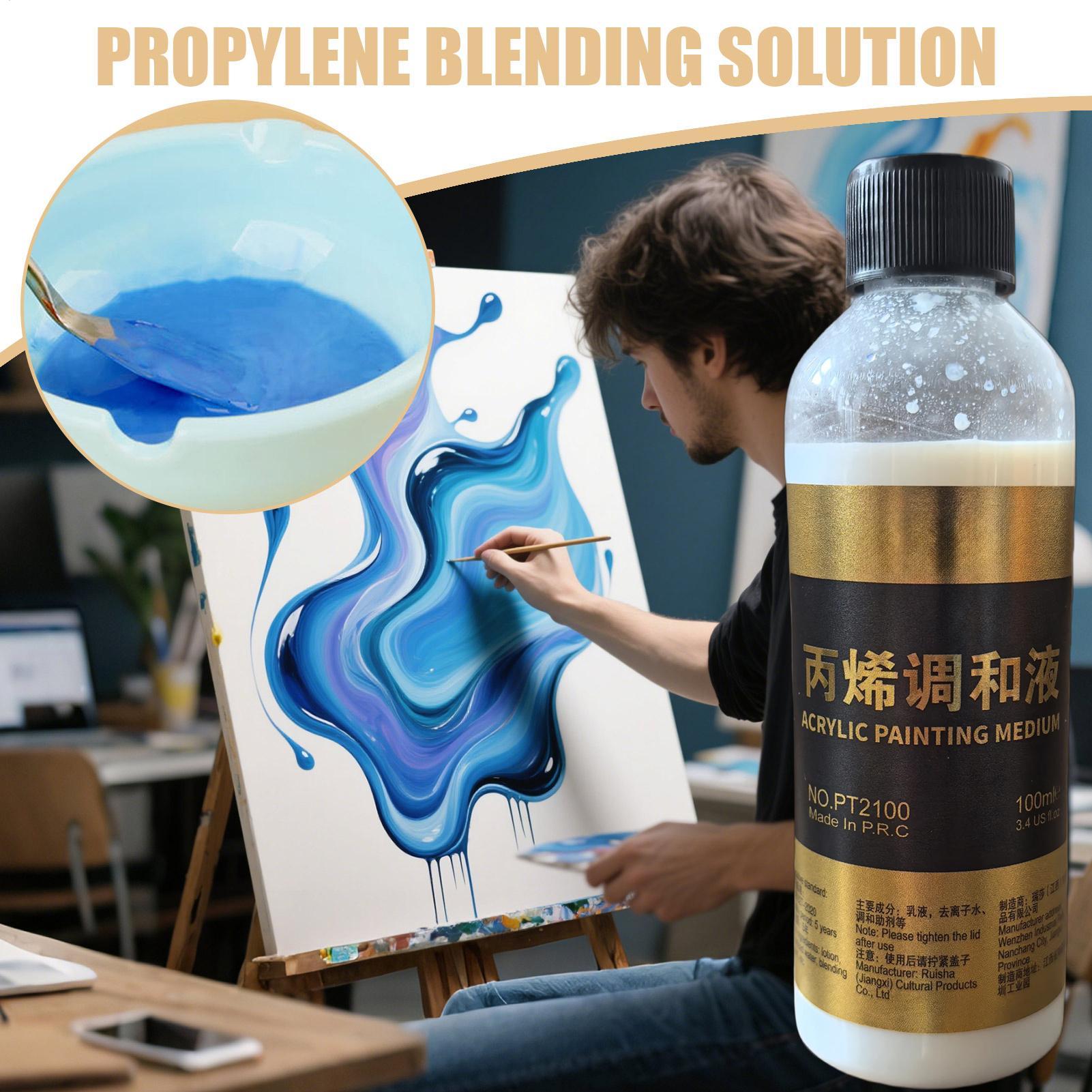 100ml Acrylic Fluid Medium Liq - Acrylic Pour Paint reseña y precio