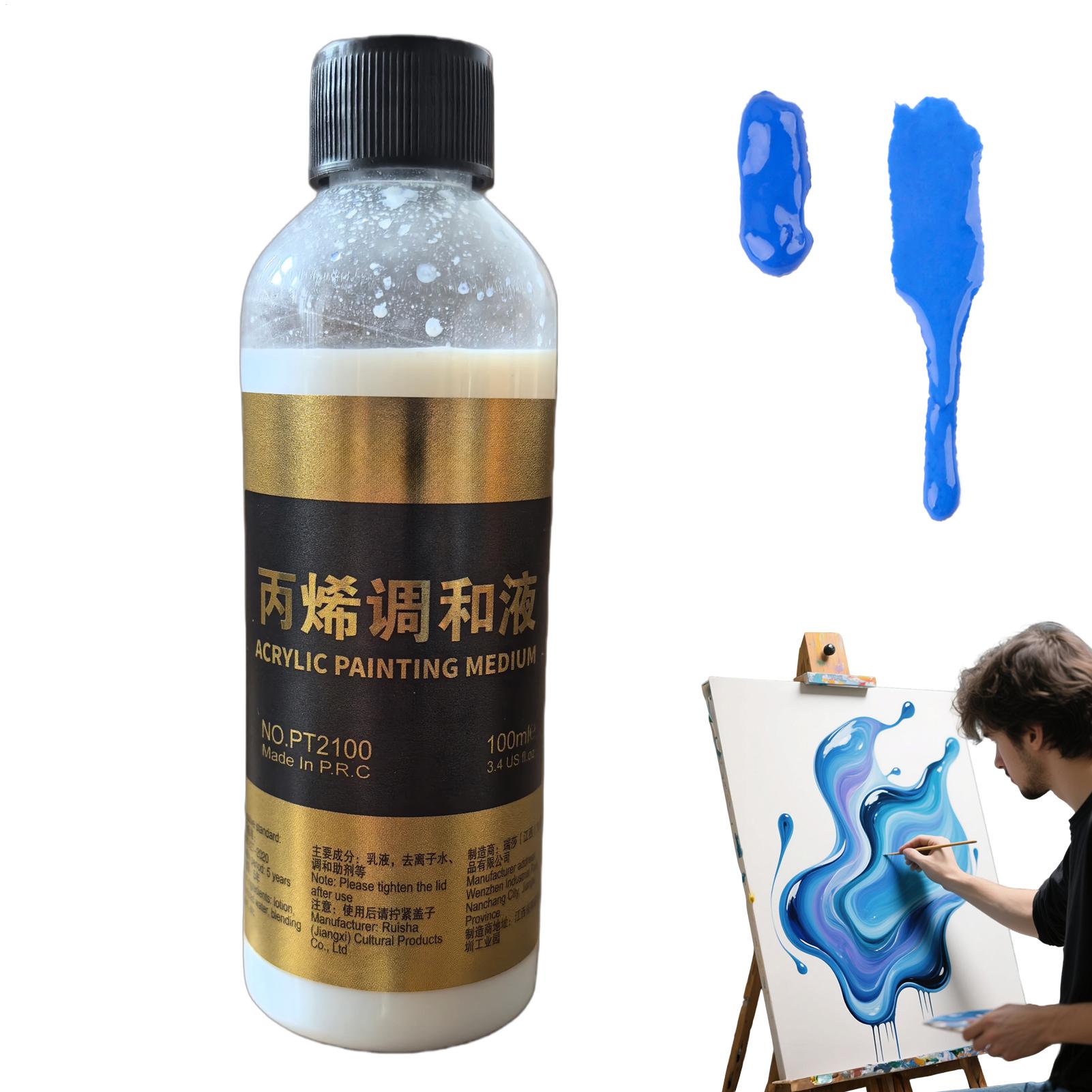100ml Acrylic Fluid Medium Liq - Acrylic Pour Paint reseña y precio