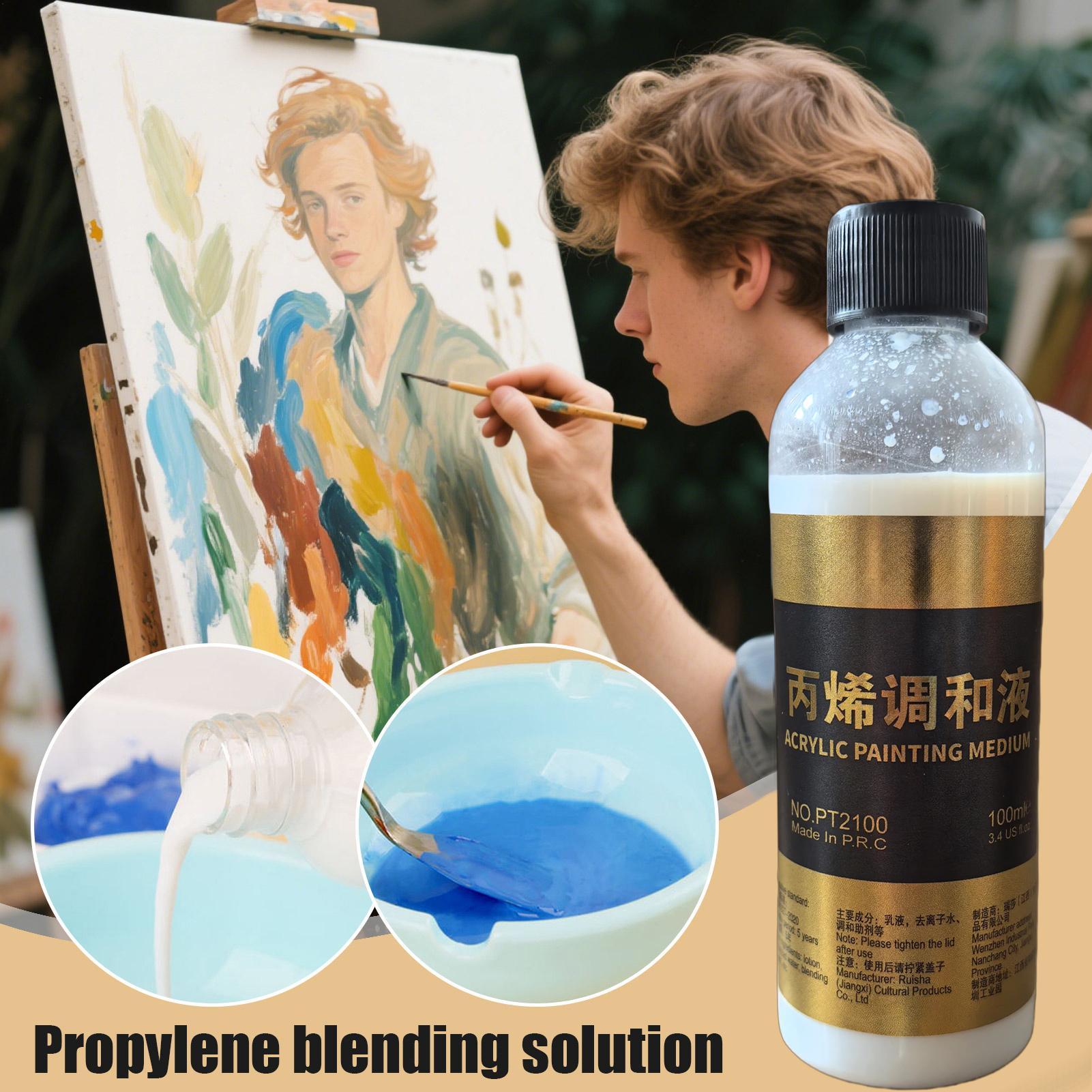 100ml Acrylic Fluid Medium Liq - Acrylic Pour Paint reseña y precio