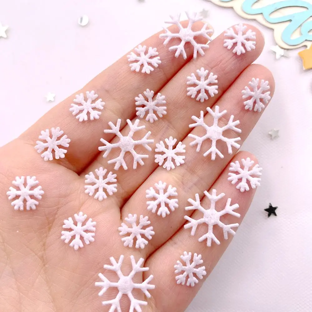10mm 16mm Fabric White Christm - Eco Art Craft reseña y precio