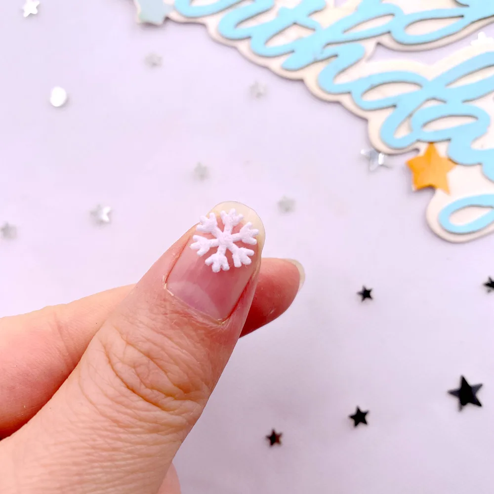 10mm 16mm Fabric White Christm - Eco Art Craft reseña y precio