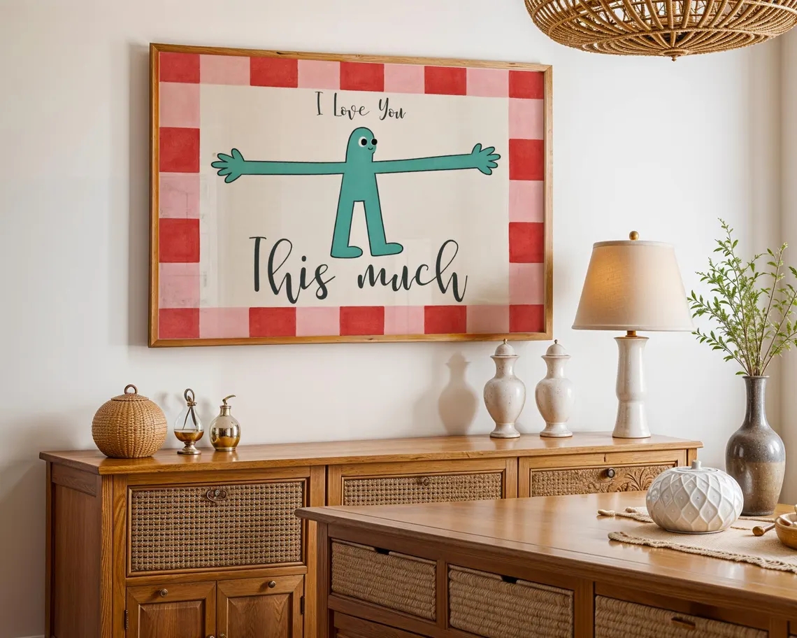I Love You This Much Wall Art  - Art Craft Love reseña y precio