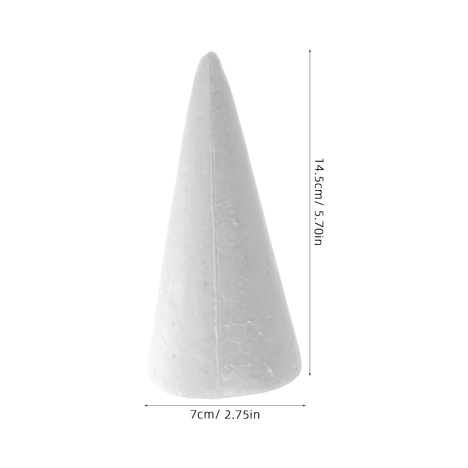 12pcs Foam Cones 15Cm White Di - Art Craft Tree reseña y precio
