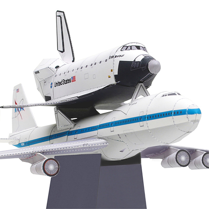 Boeing 747 Shuttle Carrier Air - Art Craft Center reseña y precio