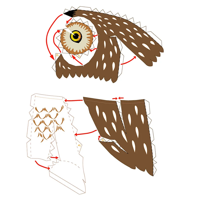 Little Owl Origami Art Mini 3D - Art Craft Center reseña y precio