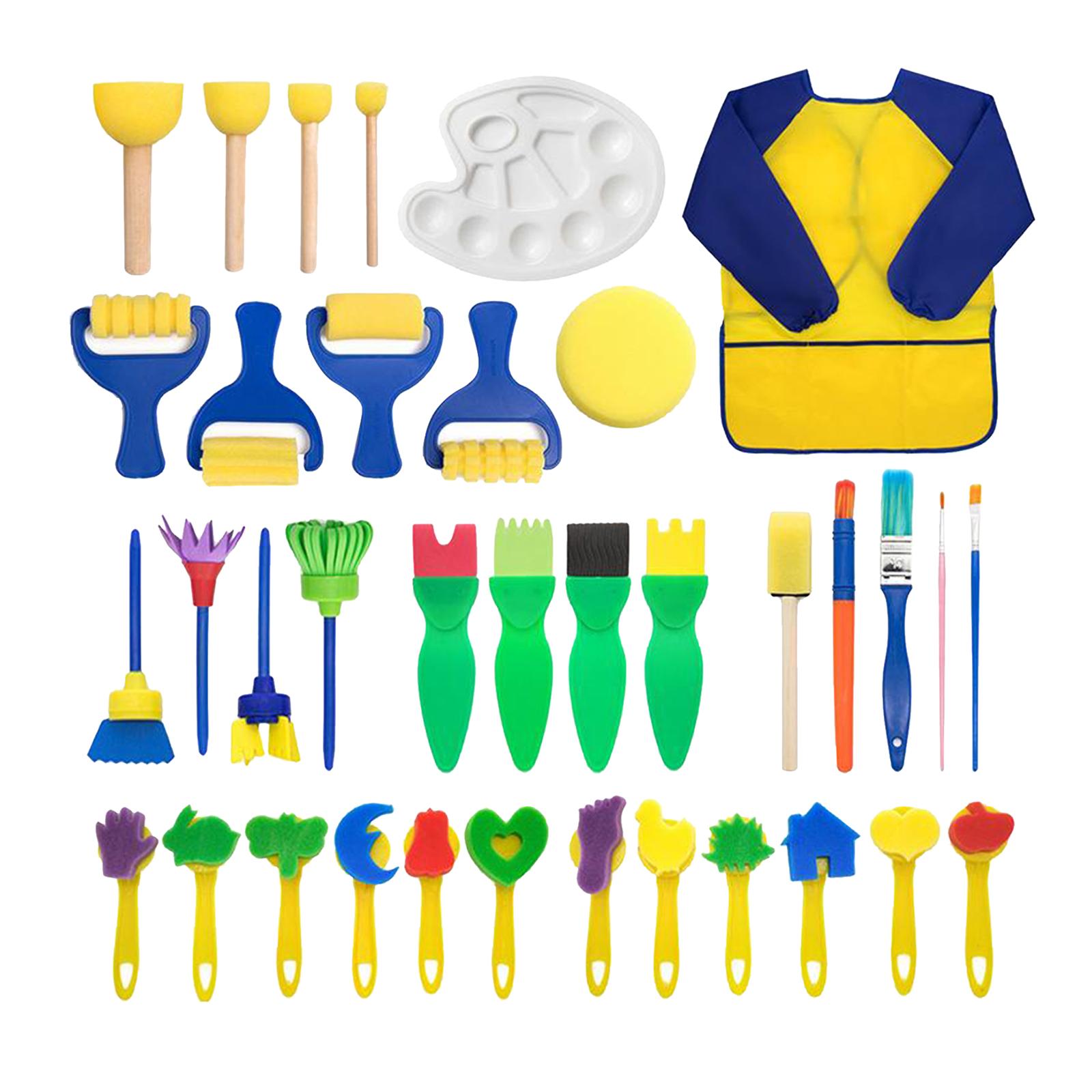 36pcs Sponge Paint Roller Brus - Art Craft Kindergarten reseña y precio