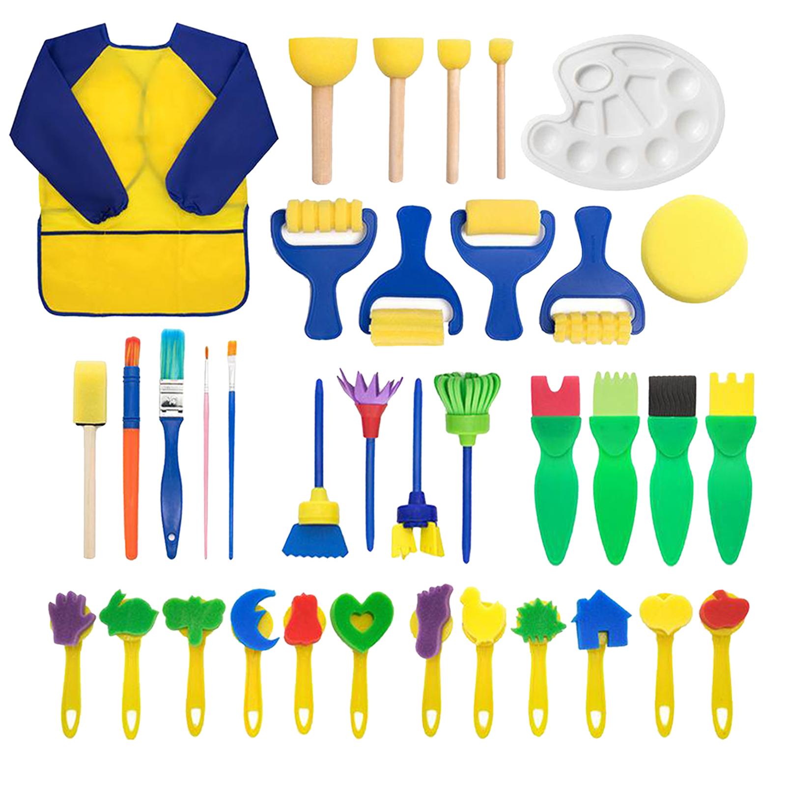 36pcs Sponge Paint Roller Brus - Art Craft Kindergarten reseña y precio