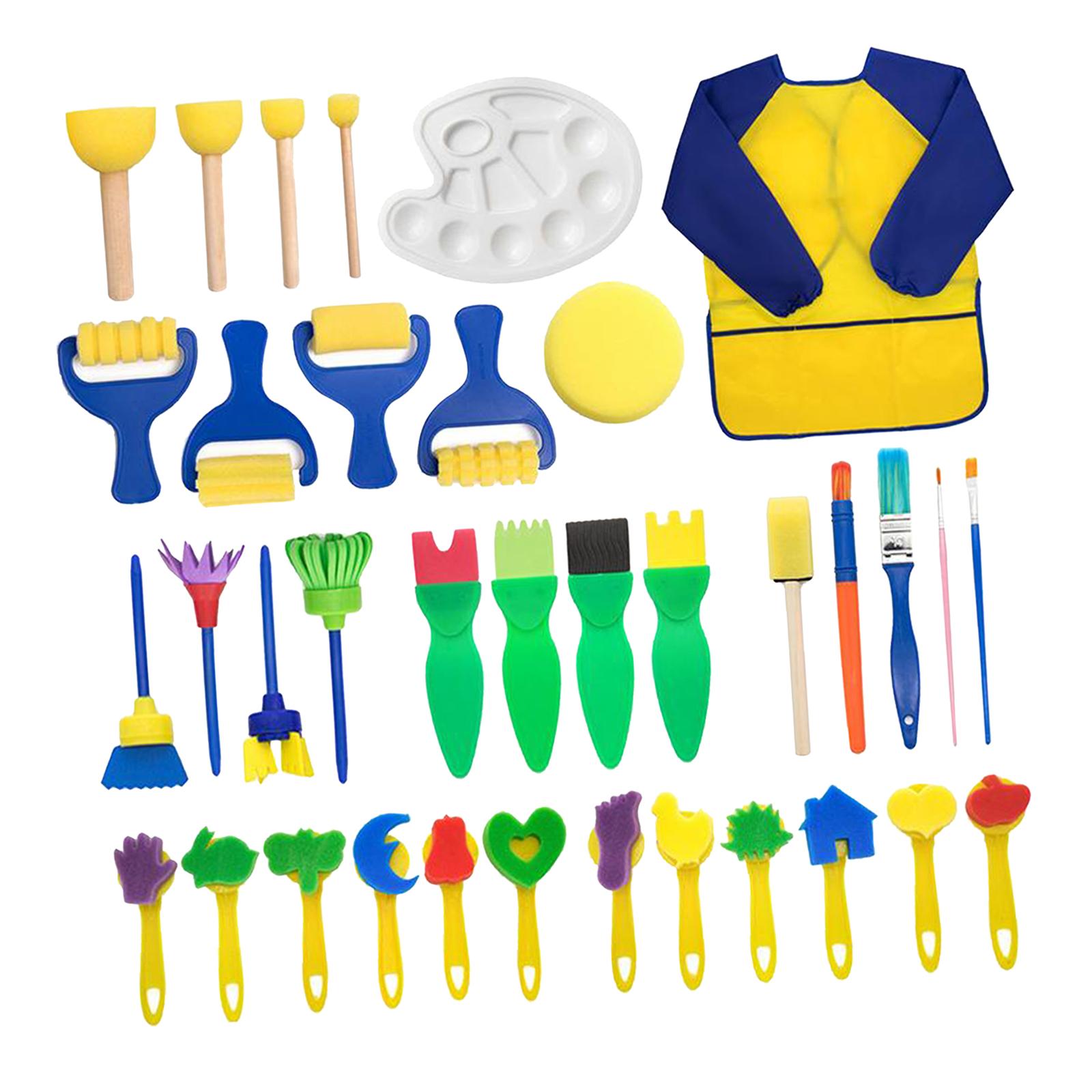 36pcs Sponge Paint Roller Brus - Art Craft Kindergarten reseña y precio