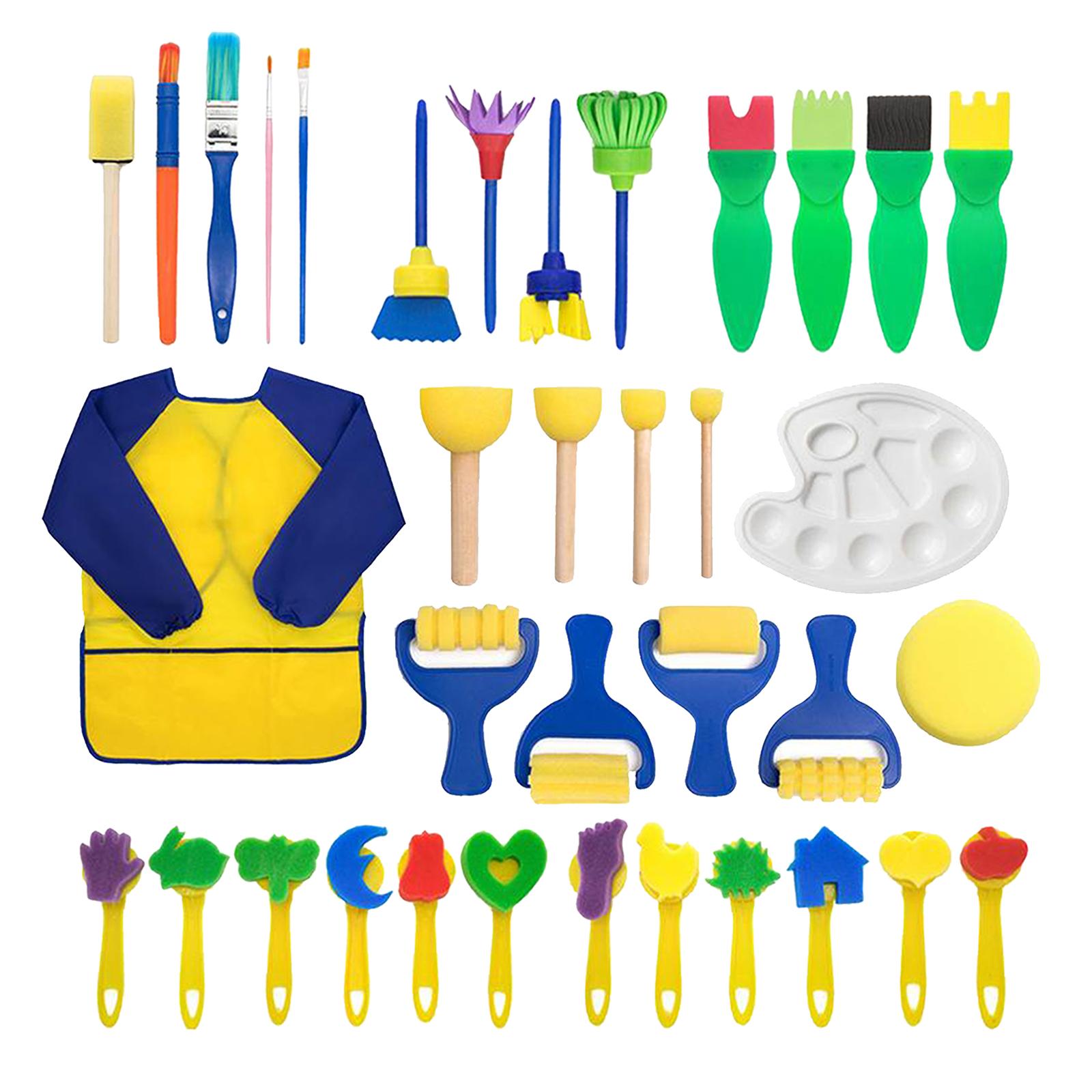 36pcs Sponge Paint Roller Brus - Art Craft Kindergarten reseña y precio
