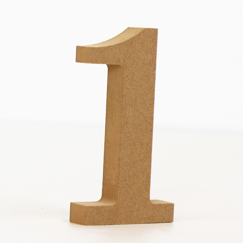 1pc 10cm Wood Color Numbers 0- - Art And Craft Numbers reseña y precio