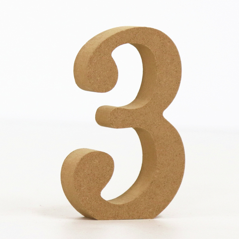 1pc 10cm Wood Color Numbers 0- - Art And Craft Numbers reseña y precio