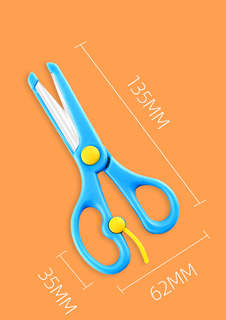 1Pc 135mm Mini Safety Scissors - Art Craft Kindergarten reseña y precio